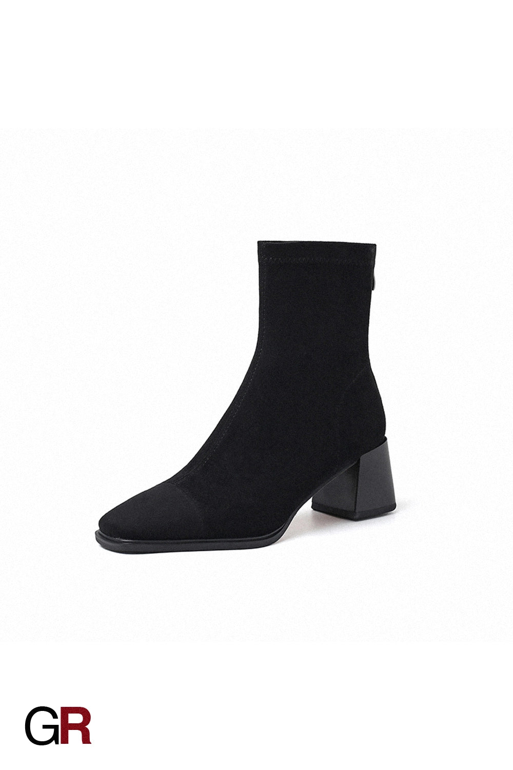 Women's Solid Color Simple Suede Chunky Heel Ankle Boots