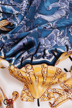 Silk scarf female square