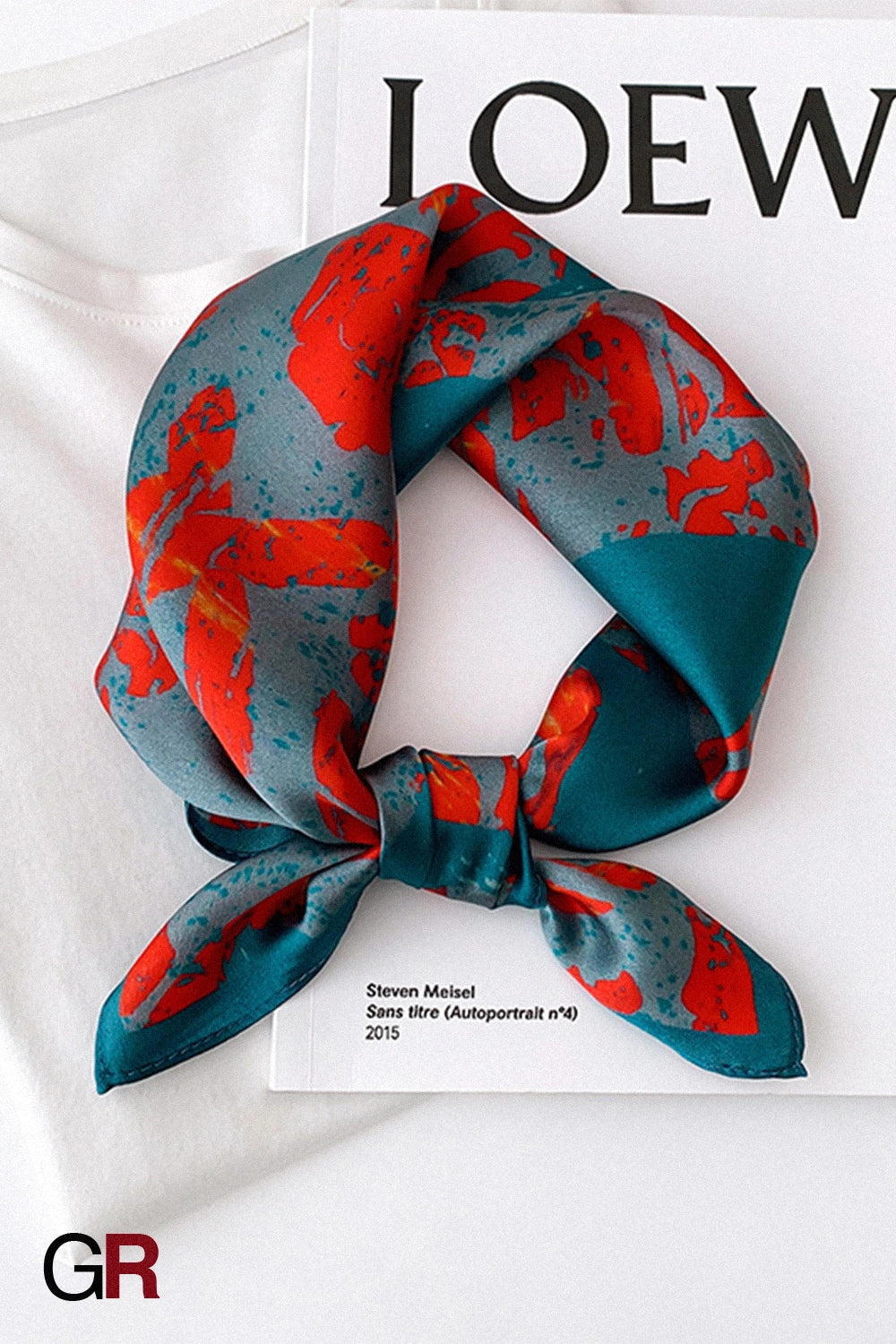 Spring And Autumn Silk Kerchief Women's Small Scarf