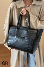 New Stone Pattern Large Capacity Handbag