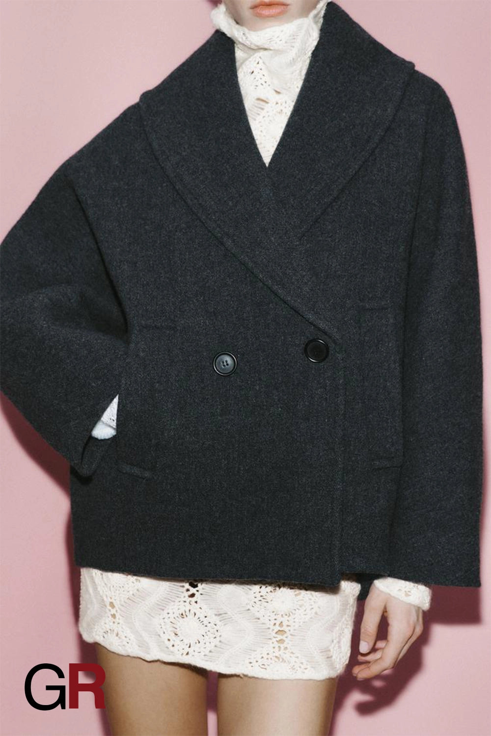Classic European Woolen Coat - GlamoROZ