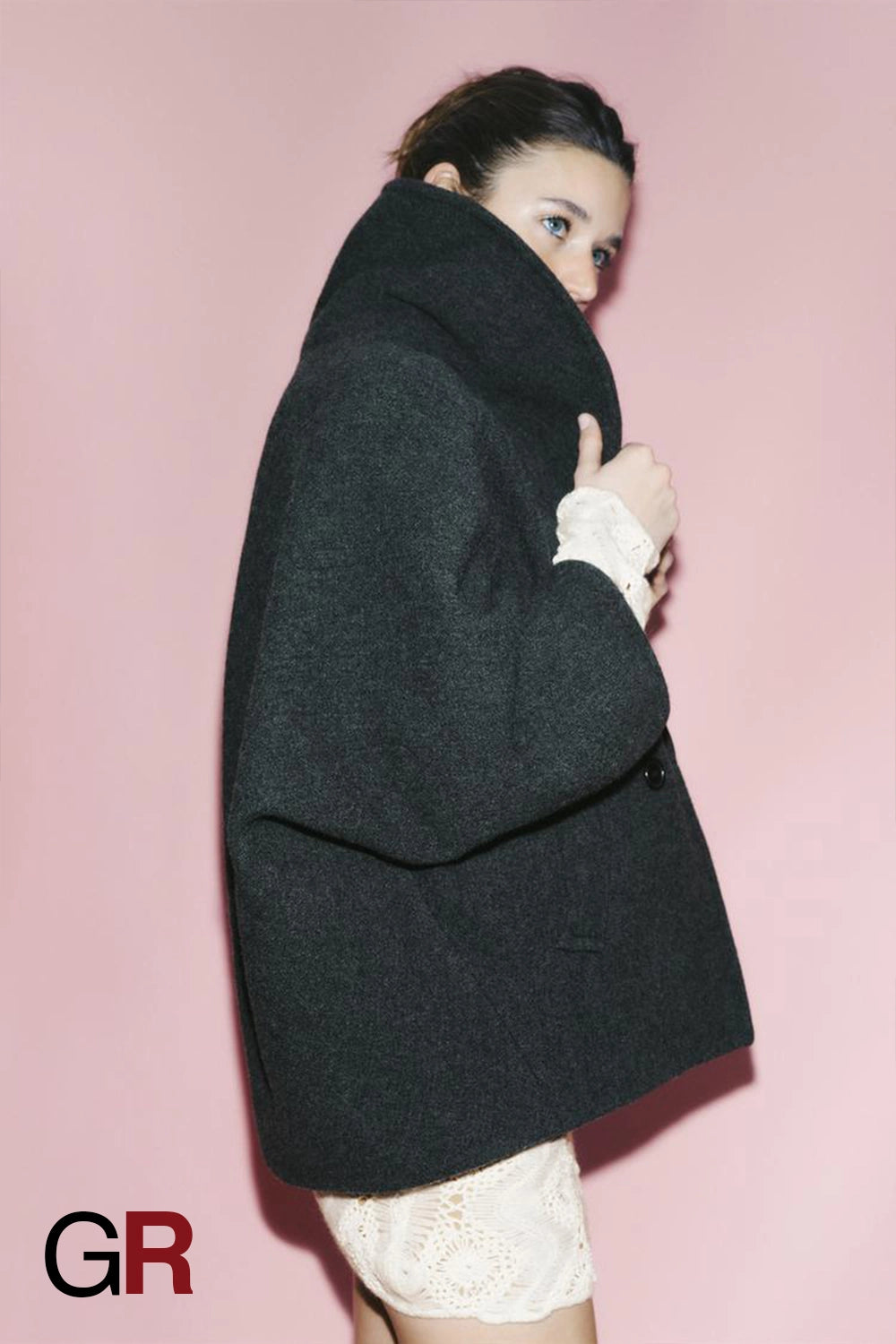 Classic European Woolen Coat - GlamoROZ
