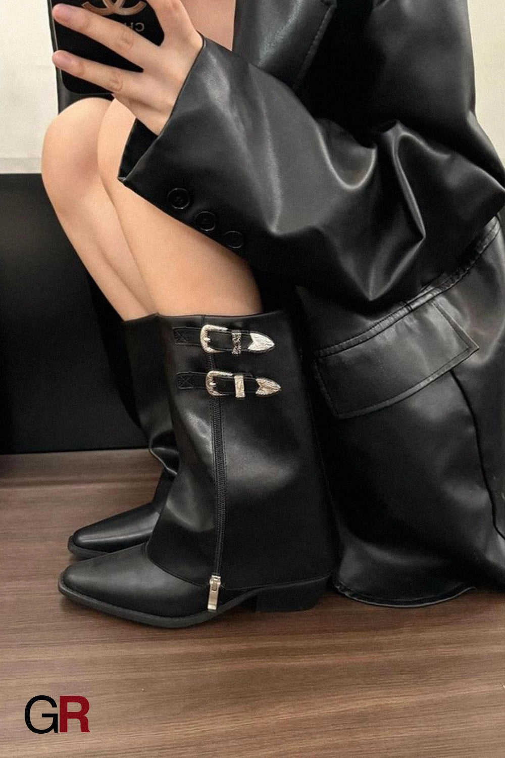 Pointed Female Fashion Personality Martin Boots