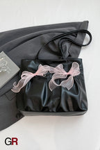 College Style Bow Tote Bag Large Capacity