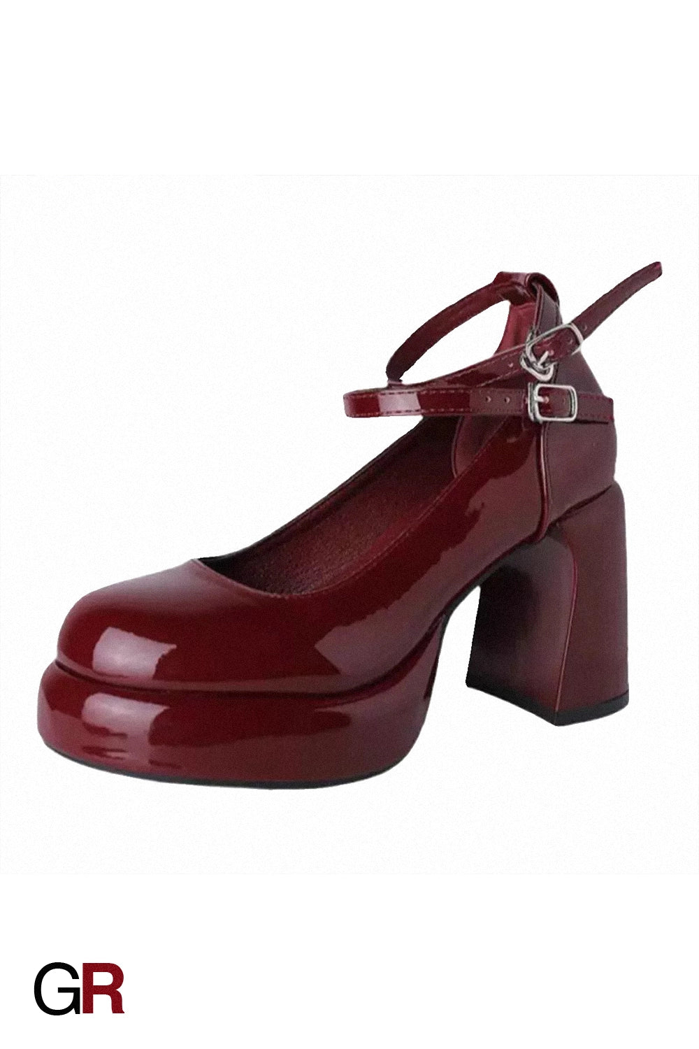 French High Heel Mary Jane Shoes Women
