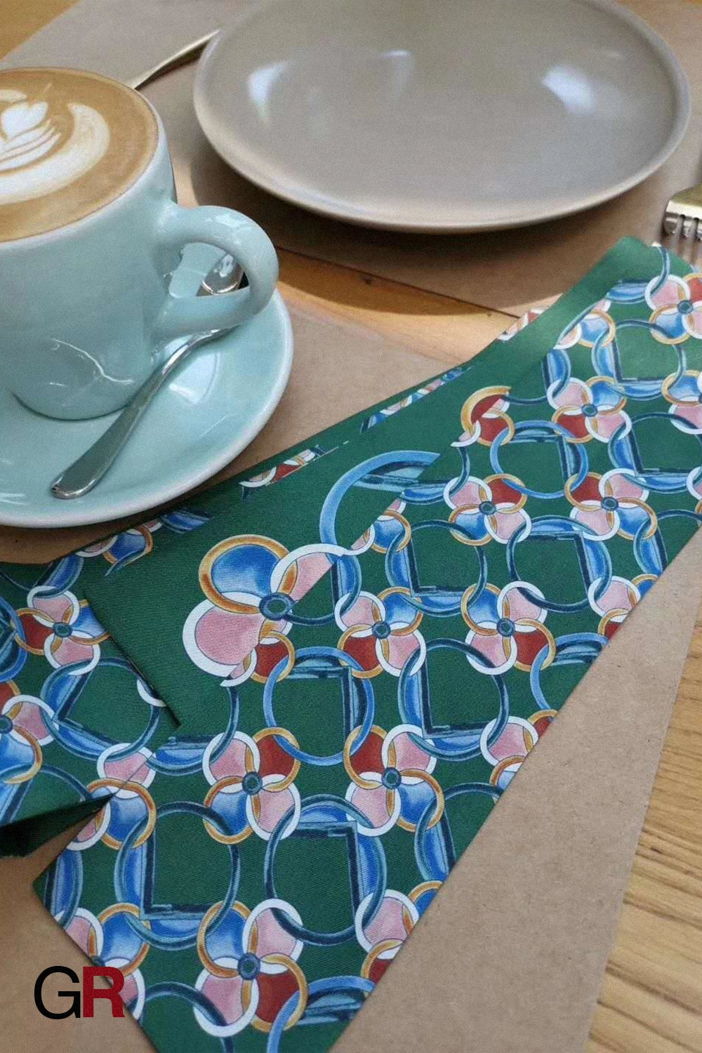 Silk streamer scarf