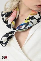 Silk twill scarf