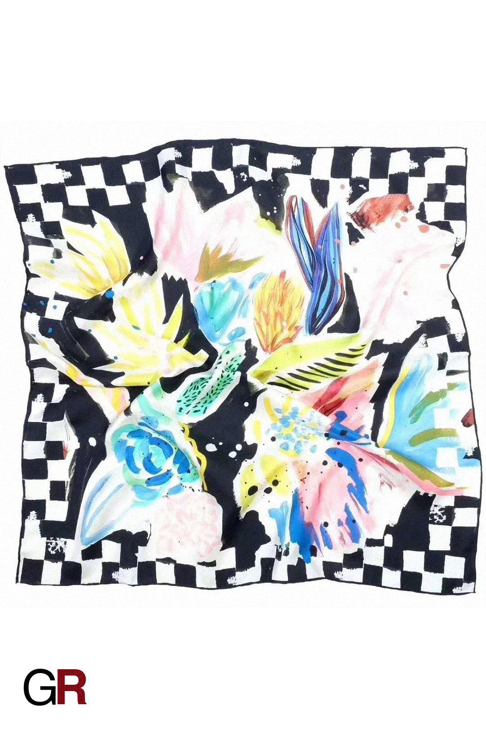 Silk twill scarf