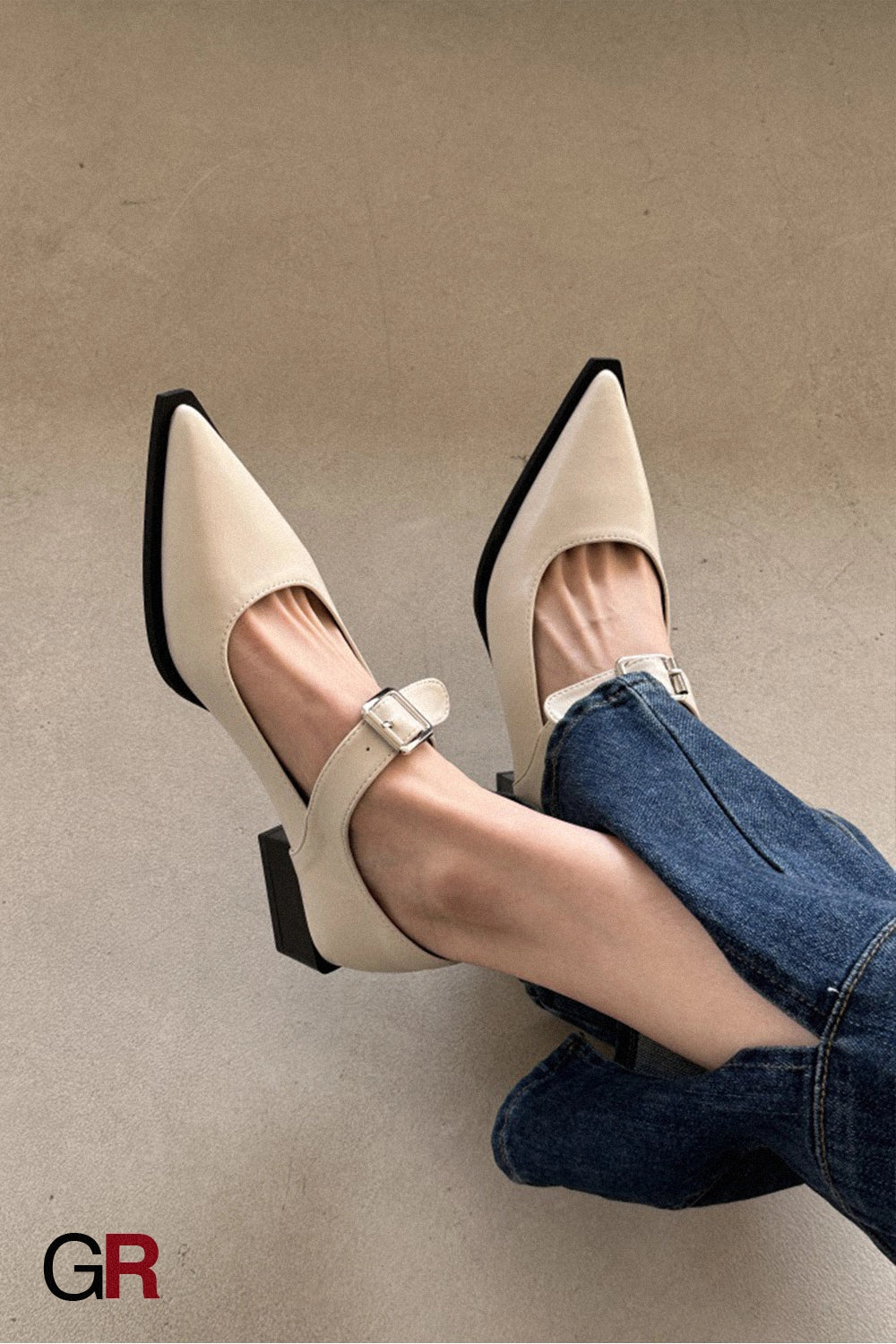 Margaux Pointed Mary Janes