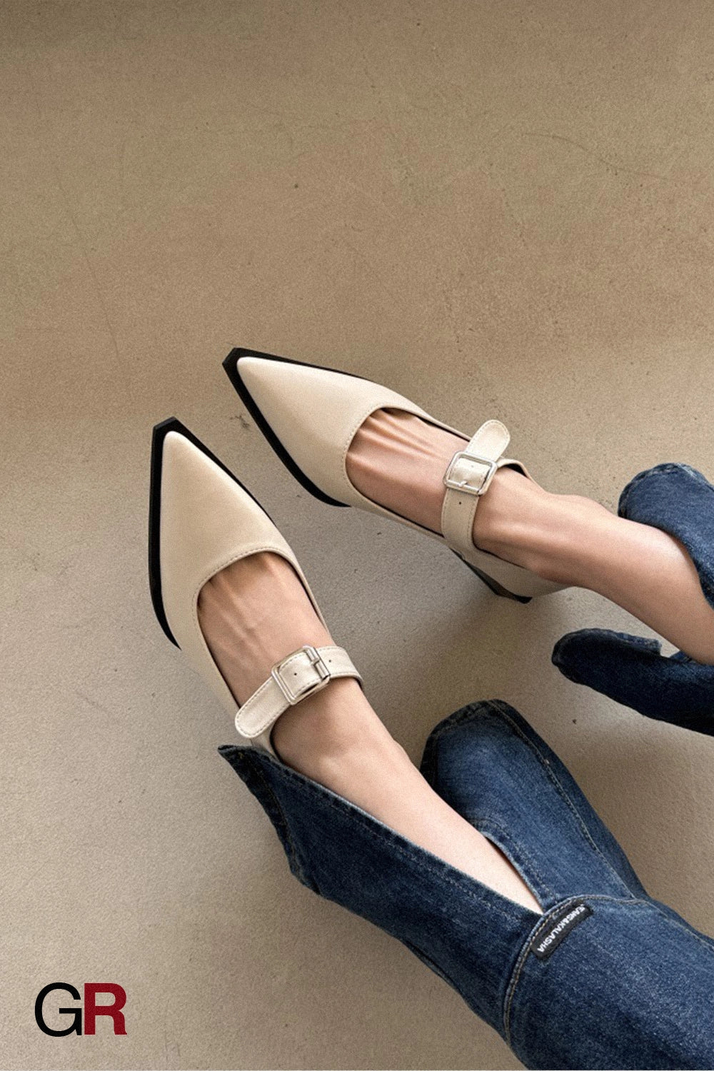 Margaux Pointed Mary Janes