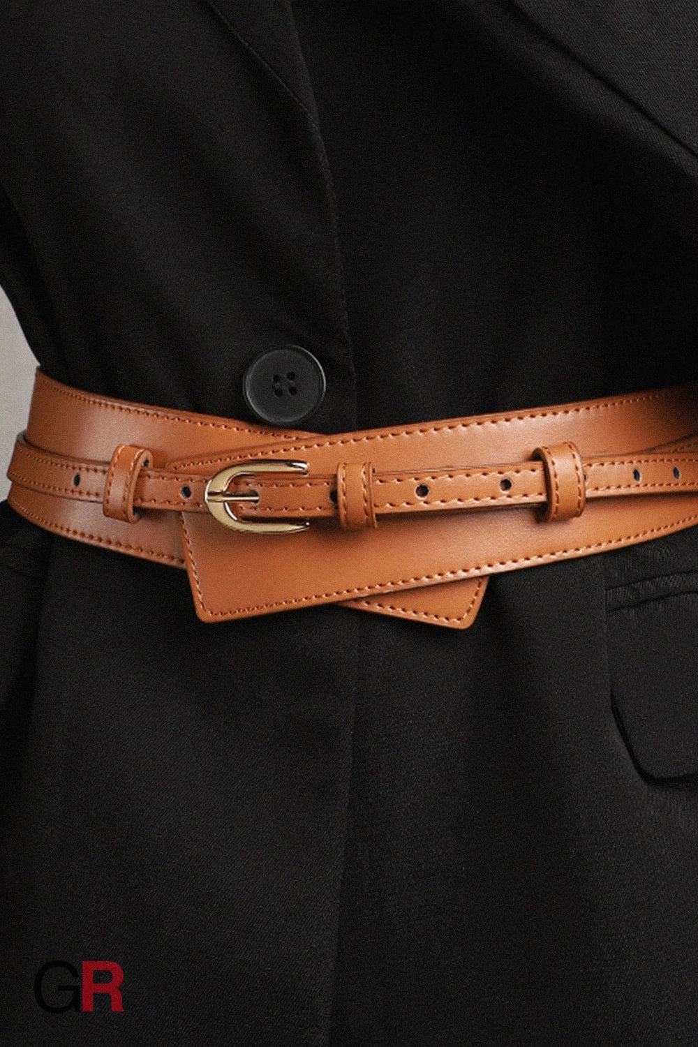 Suit Jacket Fashion Wide Waist Seal Belt