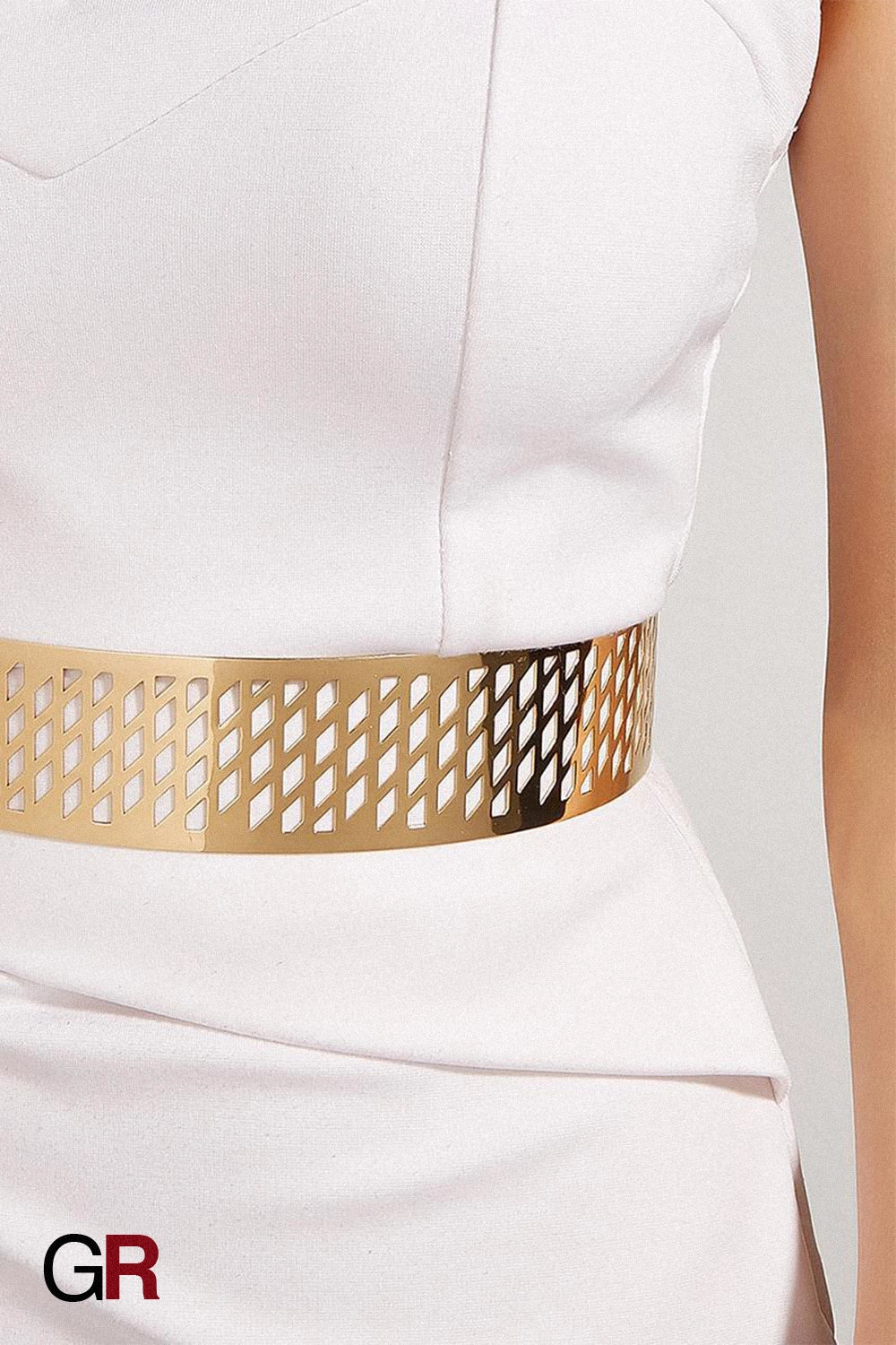 Iron Waist Seal Golden Lantern Head Punching Net Flower Iron Waist Ring