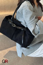 Retro Large-capacity Suede Shoulder Tote Bag