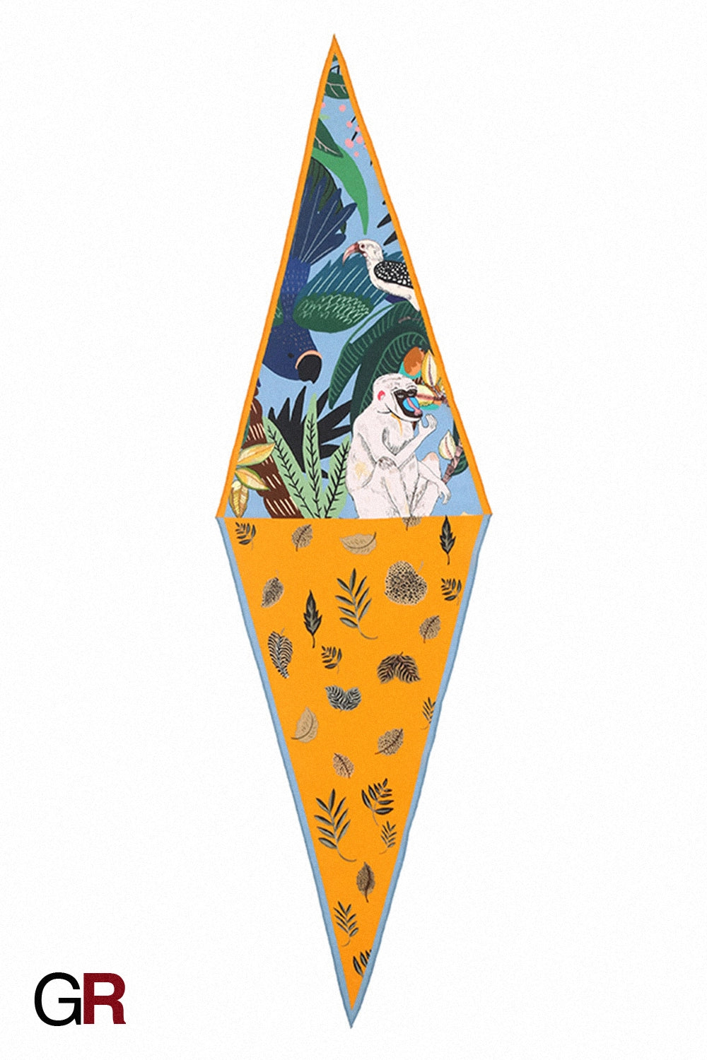 High-density silk scarf