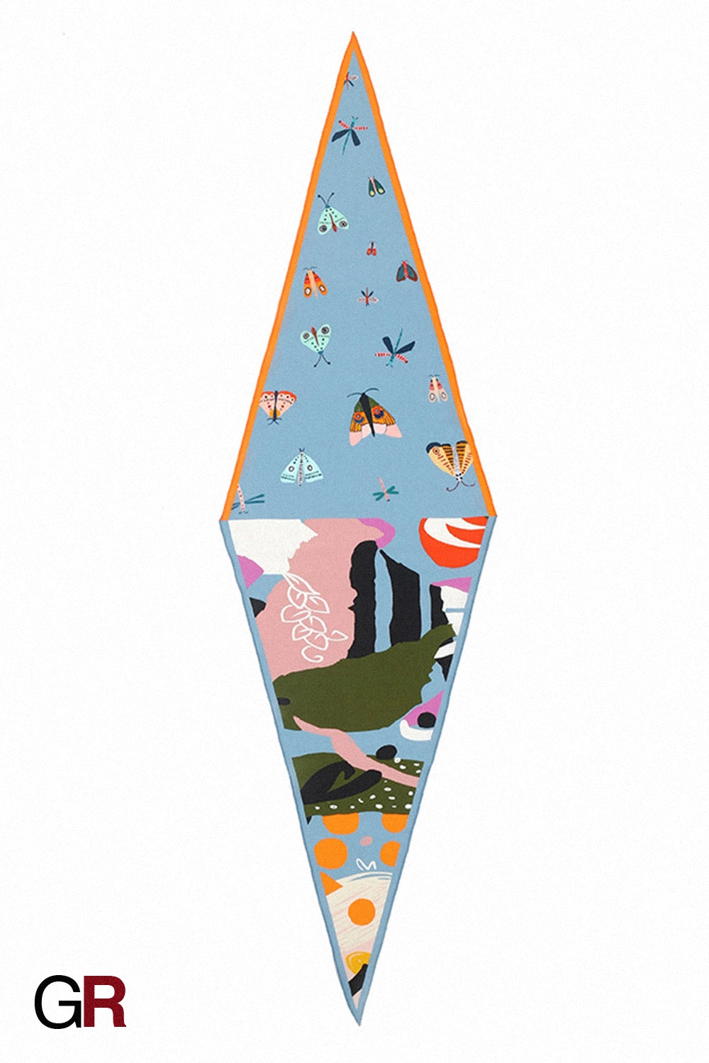 High-density silk scarf