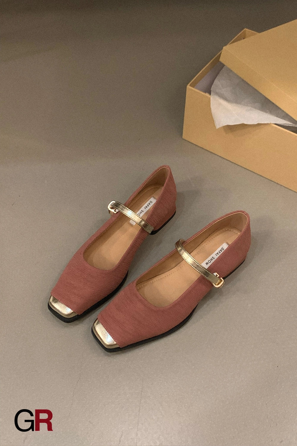 Chunky Heel French Style Classic Style Mary Jane Shoes Women