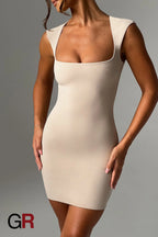 Timeless Grace Sleeveless Midi Dress - GlamoROZ