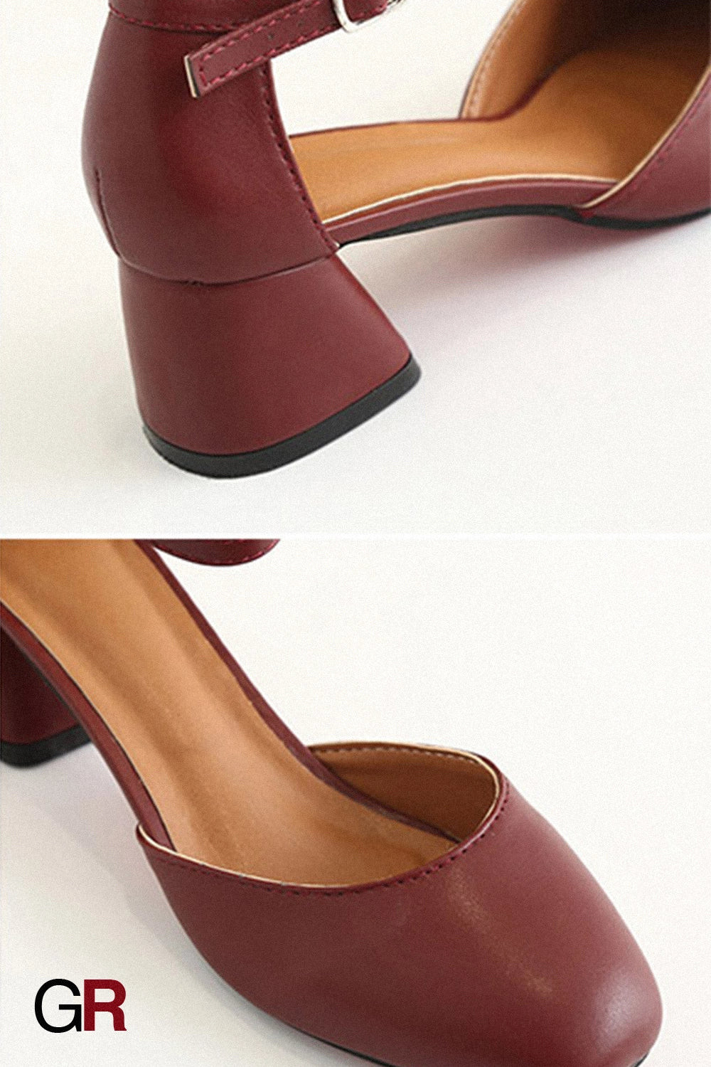 Mary Jane shoes thick heel sandals Baotou Roman shoes women