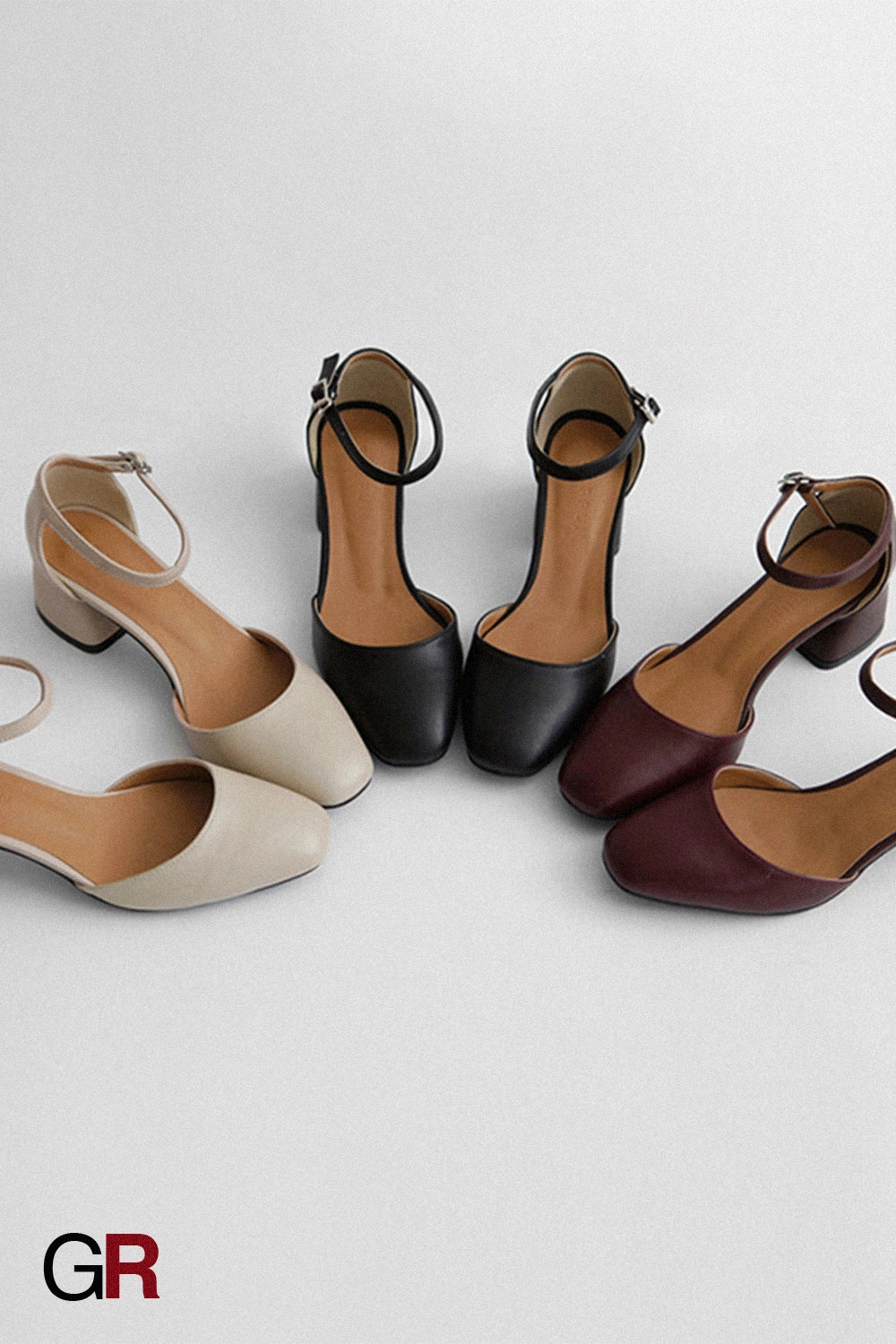 Mary Jane shoes thick heel sandals Baotou Roman shoes women