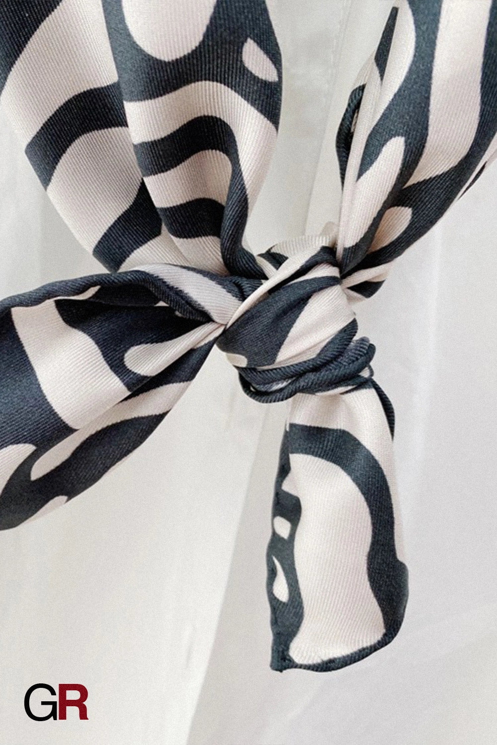 Twill Silk Scarf Medium Kerchief All-matching