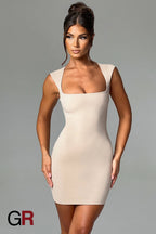 Timeless Grace Sleeveless Midi Dress - GlamoROZ