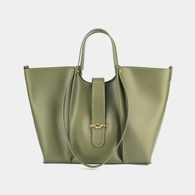 LuxeLeather Majesty HandBag - GlamoROZ