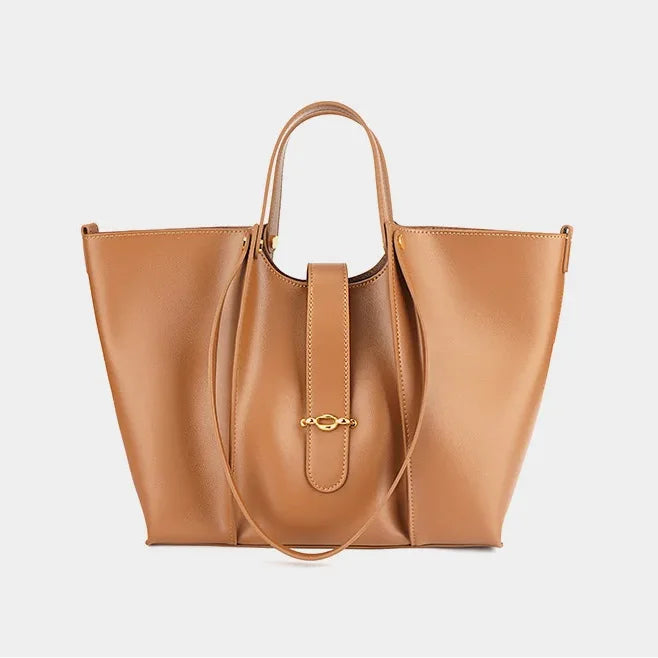 LuxeLeather Majesty HandBag - GlamoROZ