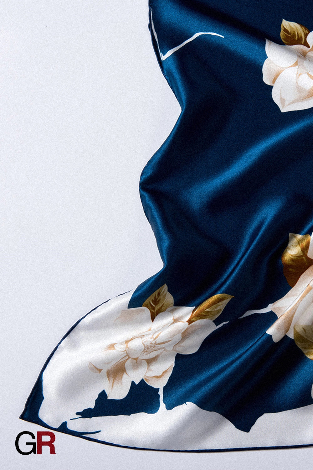 Jewel butterfly silk scarf