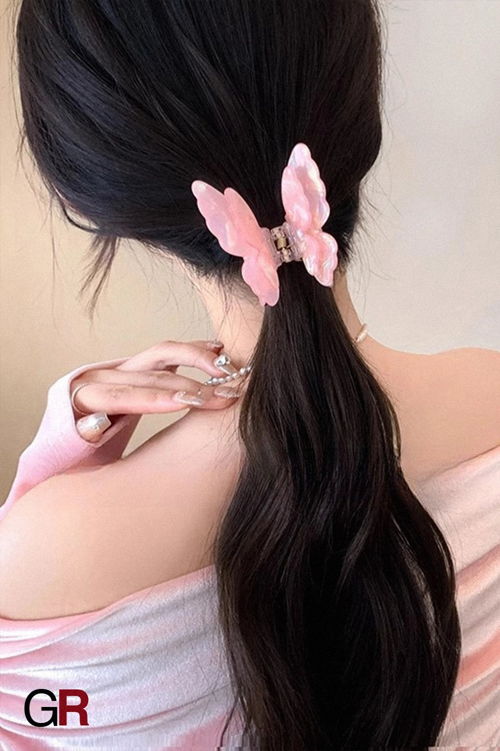 Acetate Gradient Butterfly Grip Female
