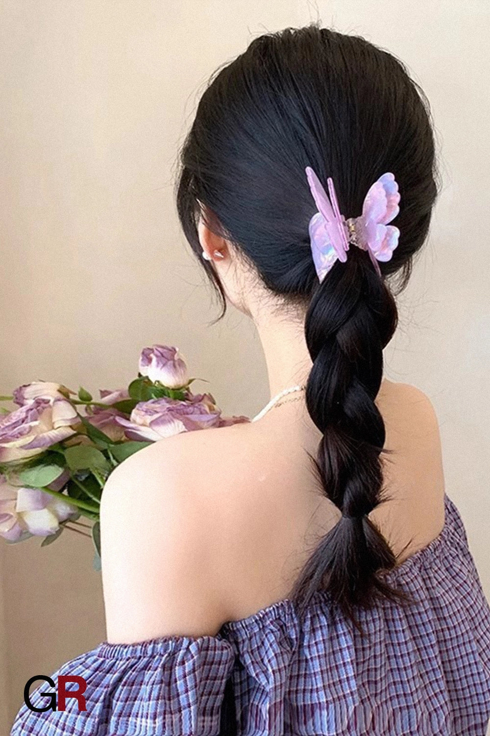 Acetate Gradient Butterfly Grip Female