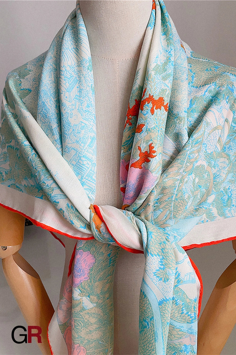 Silk-like Wool All-matching Warm Shawl Scarf