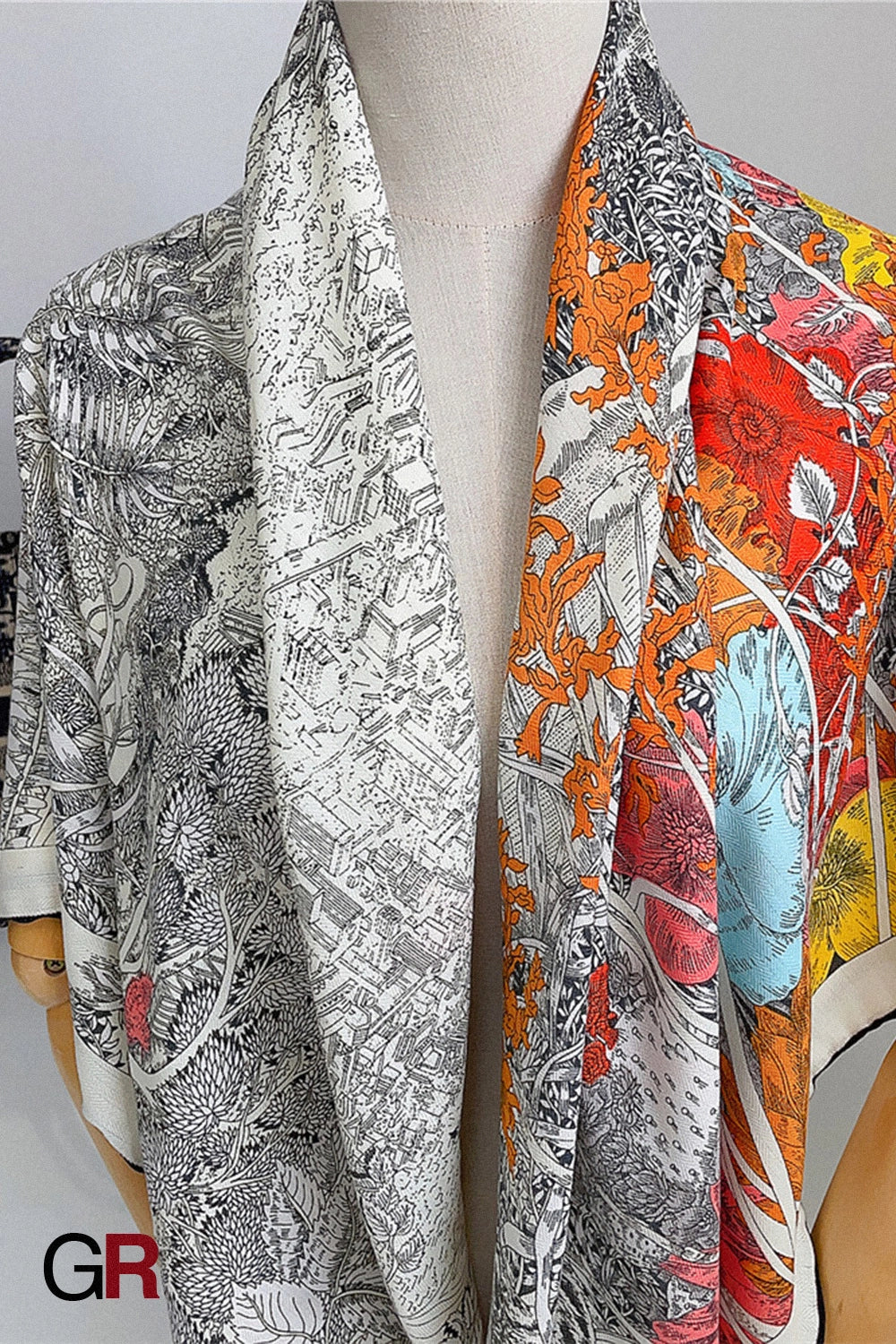 Silk-like Wool All-matching Warm Shawl Scarf