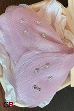 New Tulle Butterfly High-grade Headdress Barrettes Women's French Retro Simple Mesh Solid Color French Super Fairy Grip