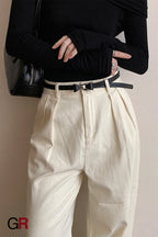 Women's Korean-style Bow Thin Belt All-matching