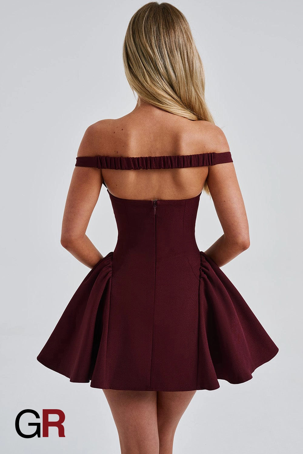 Enchanting Autumn Backless Contour Dress - GlamoROZ
