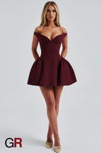 Enchanting Autumn Backless Contour Dress - GlamoROZ