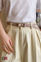 Women's Korean-style Bow Thin Belt All-matching