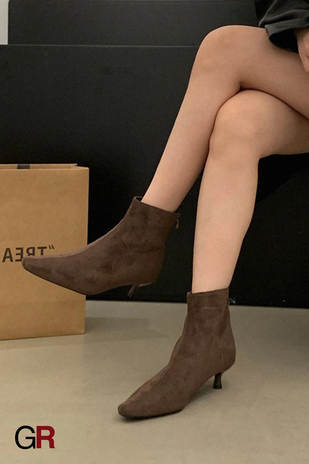 Elise Cognac Ankle Boot