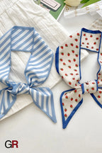 Silk Scarf Women's Long Ribbon Fresh Decoration Hair Rope