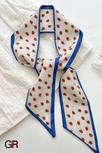 Silk Scarf Women's Long Ribbon Fresh Decoration Hair Rope
