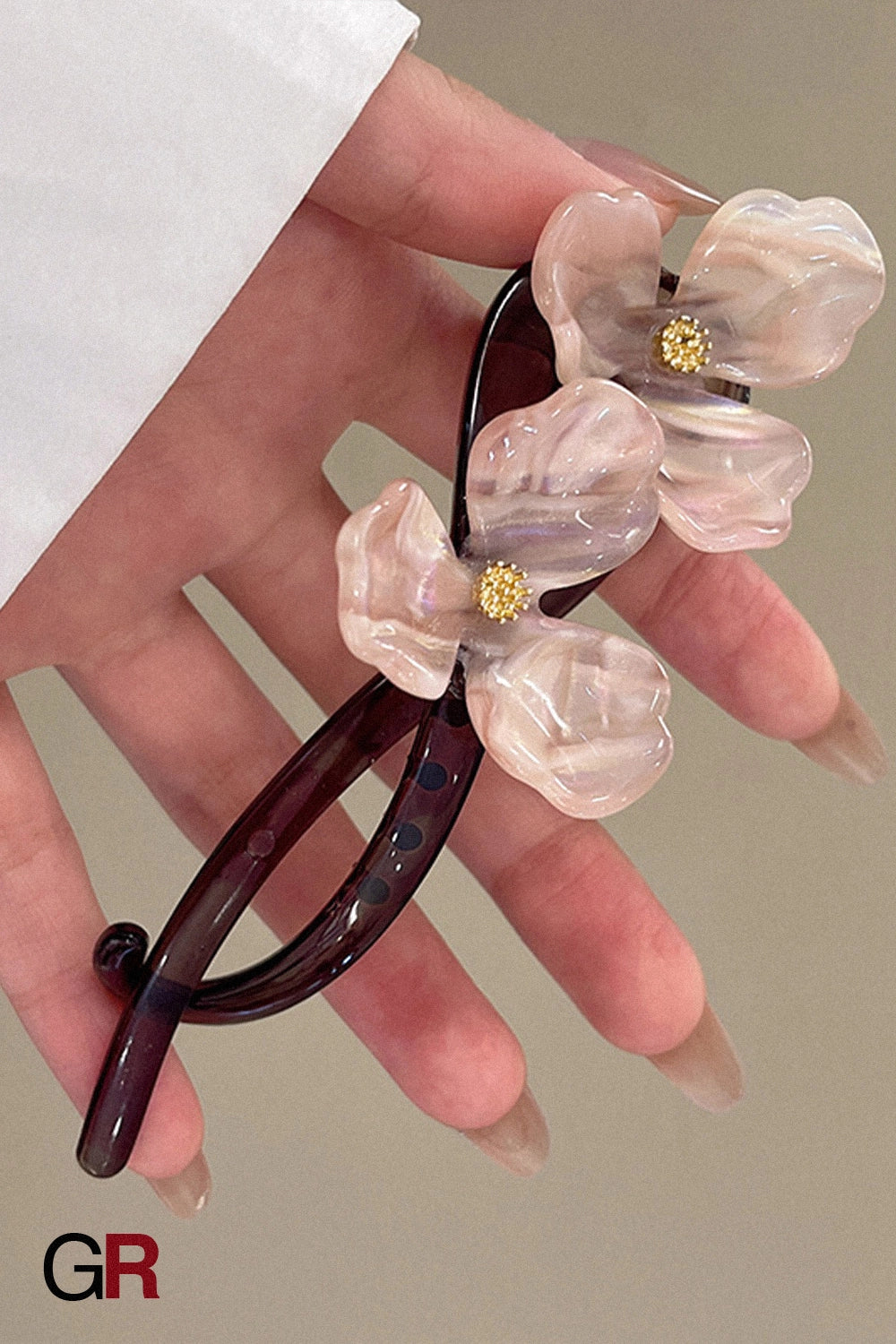 Retro Flower Back Head Updo Bobby Pin