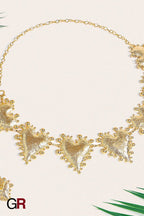 Metal Heart-shaped Retro Waist Chain Dress Decoration