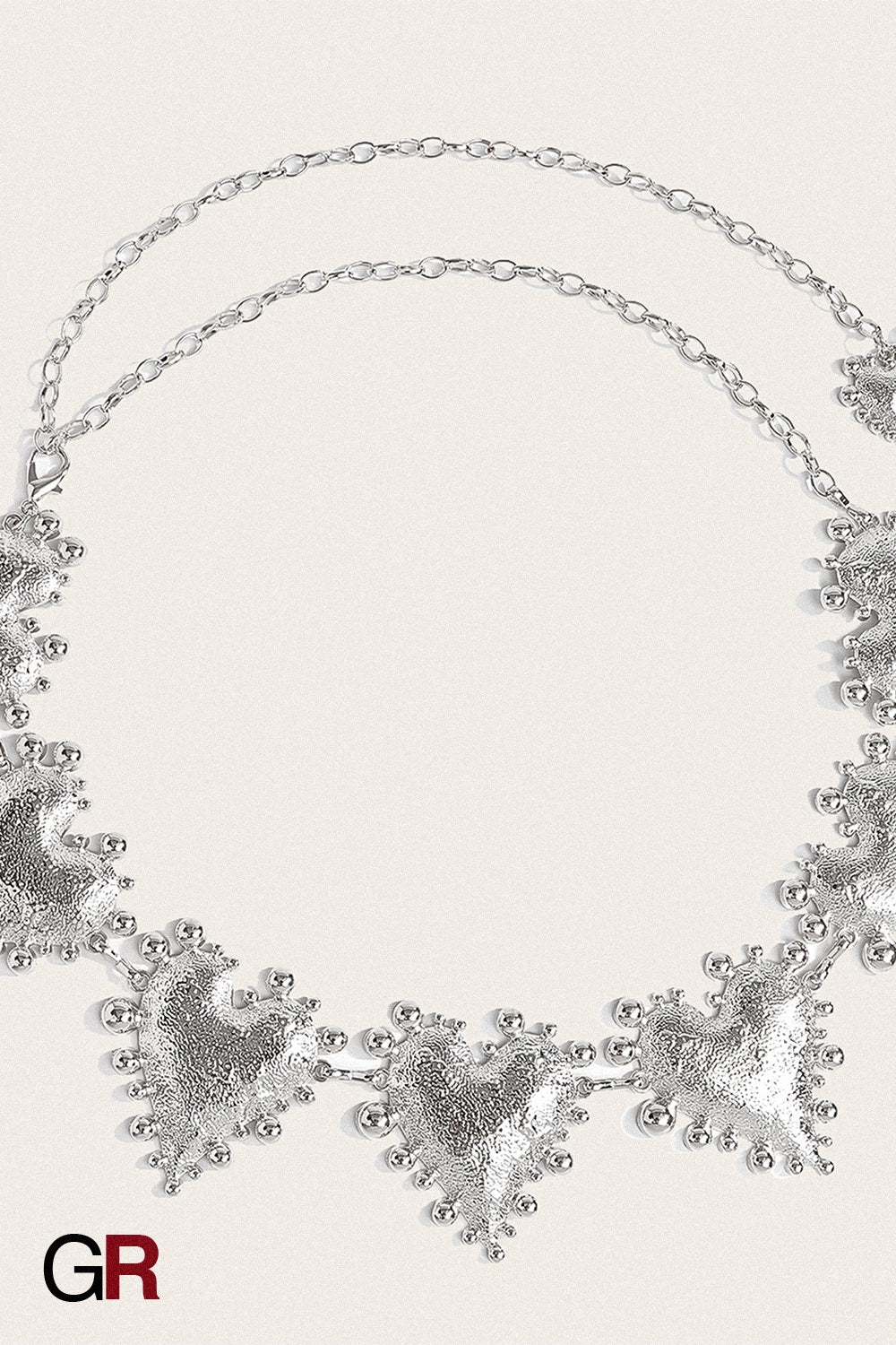 Metal Heart-shaped Retro Waist Chain Dress Decoration