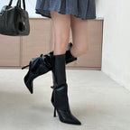 Design Black Slimming Leg Warmer New Hot Girl High-heel Boots