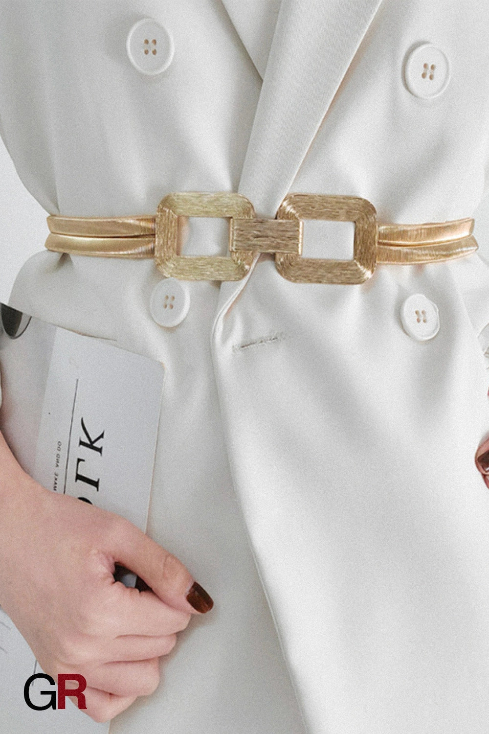 Minimalist Women's Decoration With Elastic Waistband And Versatile Waist Chain