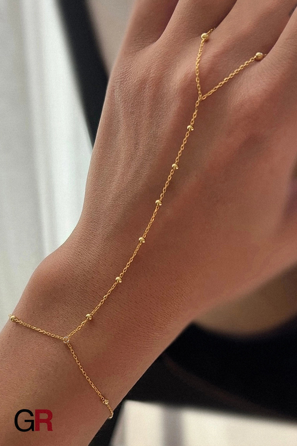 Golden Veil Hand Chain