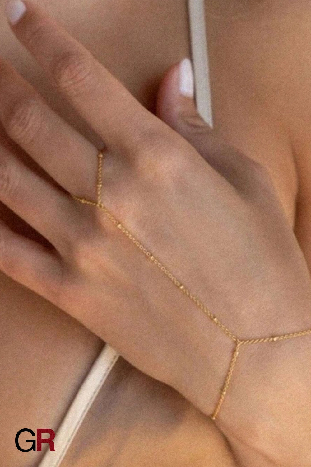 Golden Veil Hand Chain