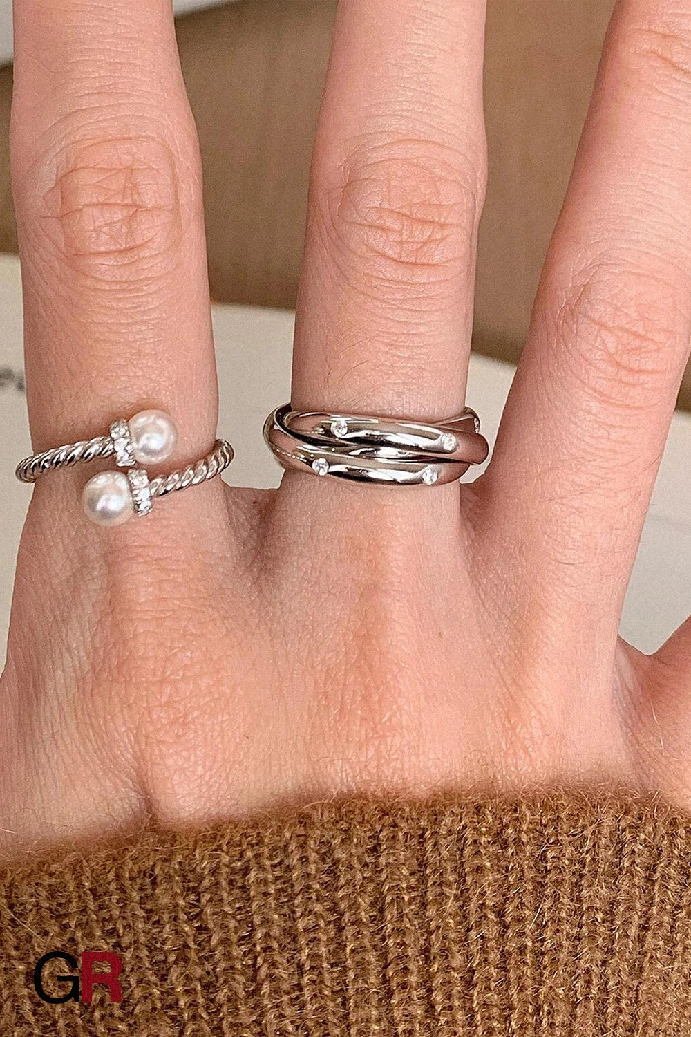 Éclat Entrelacé Ring