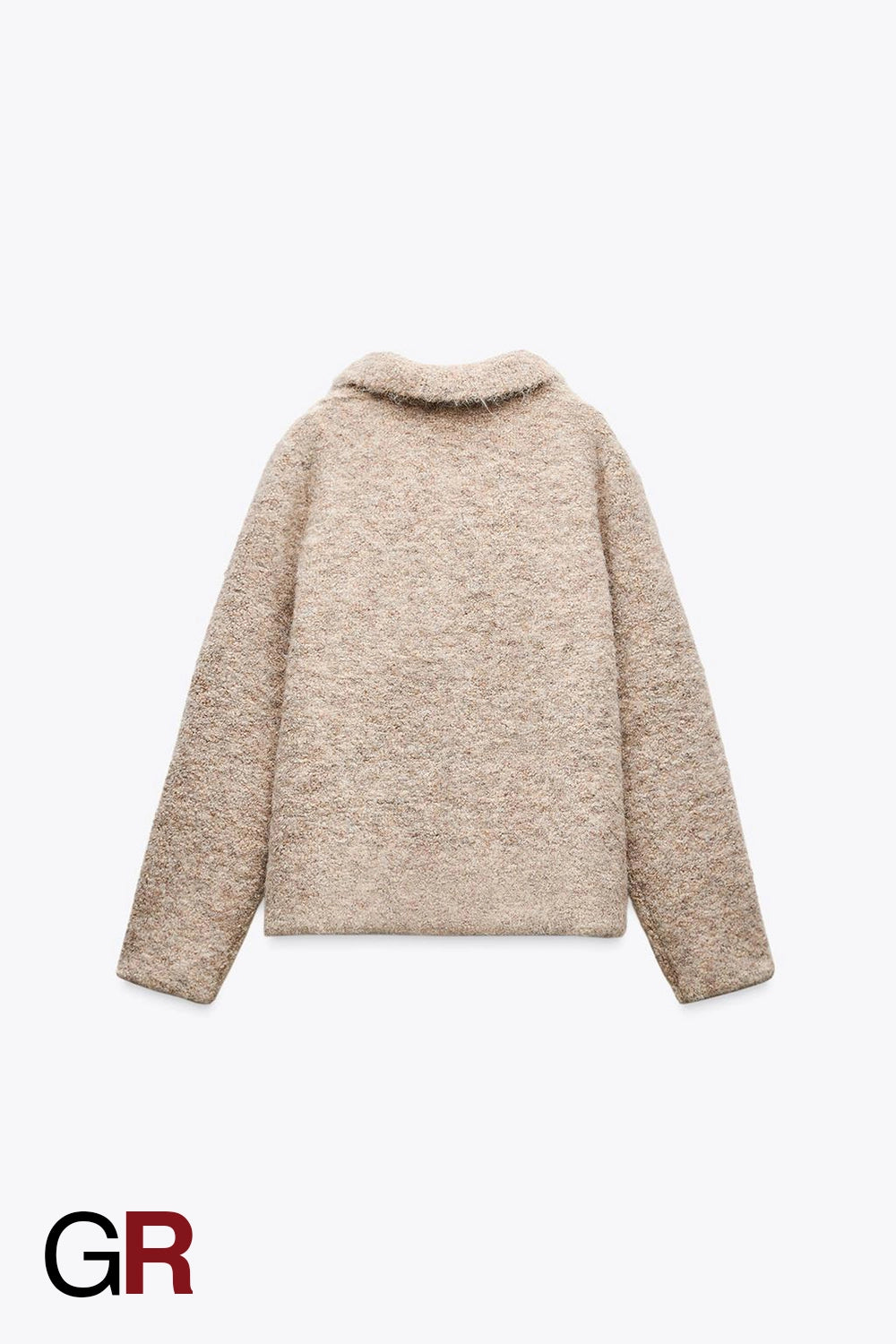 Floral Allure Row-Button Knitted Coat - GlamoROZ