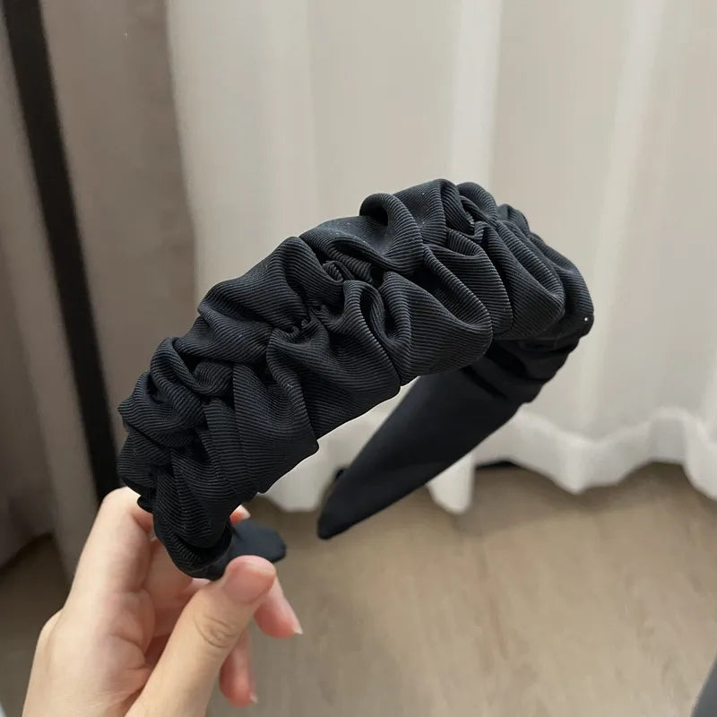 Regal Pleat Couture Headband - GlamoROZ